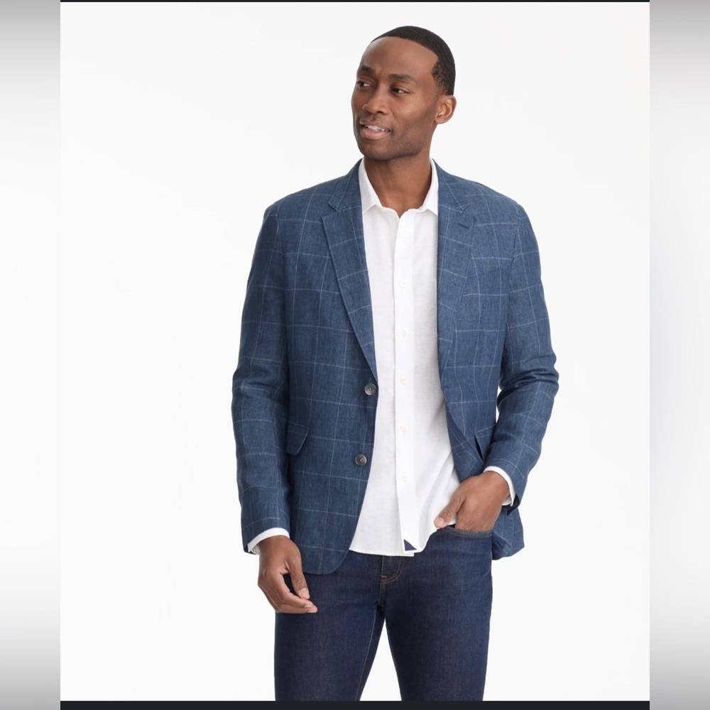 UNTUCKit Men's Wool/Cotton Blazer/Sport Jacket size 42R